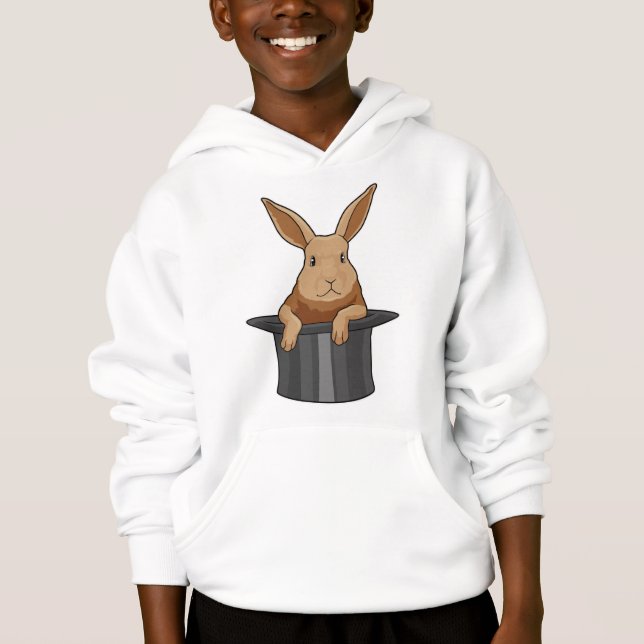 Camiseta Rabbit Mágico Chapéu mágico (Frente)