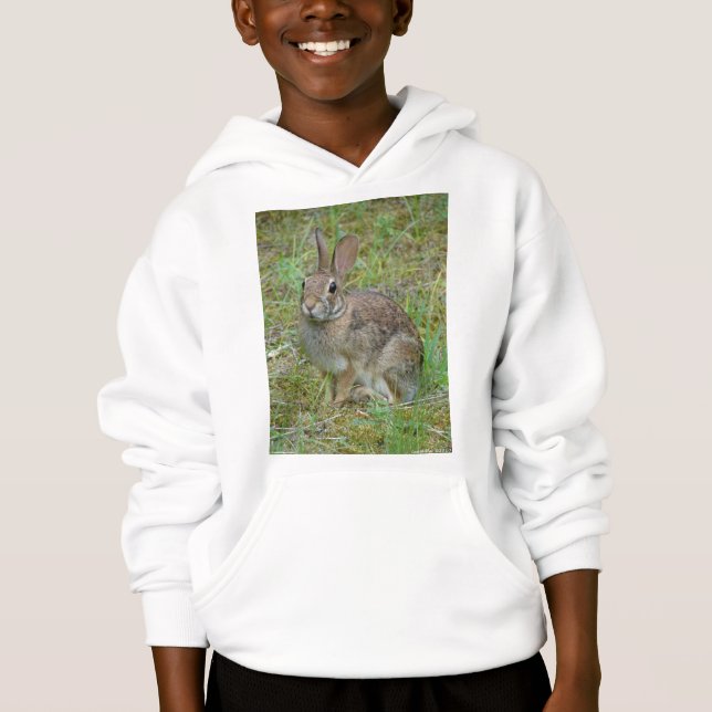 Camiseta Rabbit selvagem Roupa e presentes de cauda de algo (Frente)