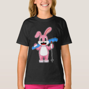 Camiseta Rabbit Ski Skier Ski