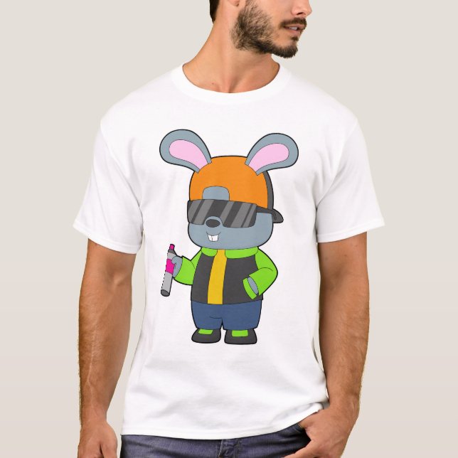Camiseta Rabbit Sprayer Spray can (Frente)