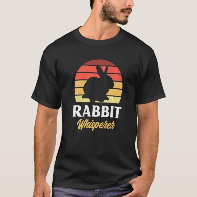 Camiseta Rabbit Whisperer Bunny Bunny Pet Owner (Frente)