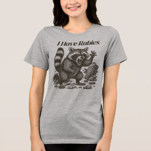 Camiseta Rabid Raccoon Humor Sarcástico
