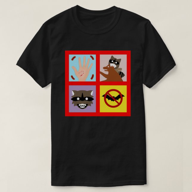 Camiseta Rabies Quilt (Frente do Design)