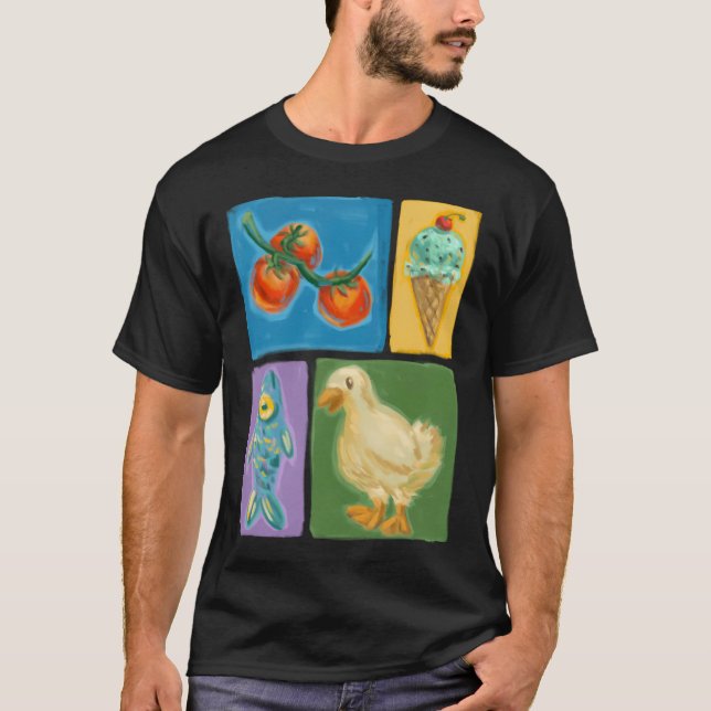 Camiseta Rabiscos de Verão (Frente)