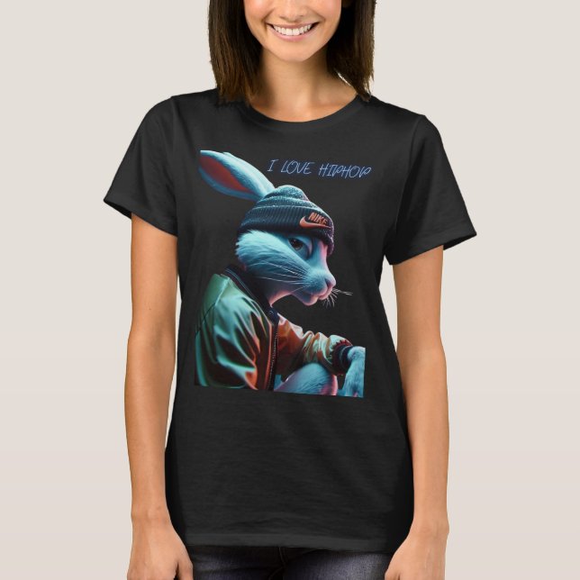 Camiseta Rabit Hiphop (Frente)