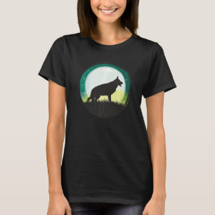 Camiseta Raça Cão german shepherd Cães Cães Cães Cães Cães 