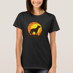 Camiseta Raça Cão german shepherd Cães Cães Cães Cães Cães 