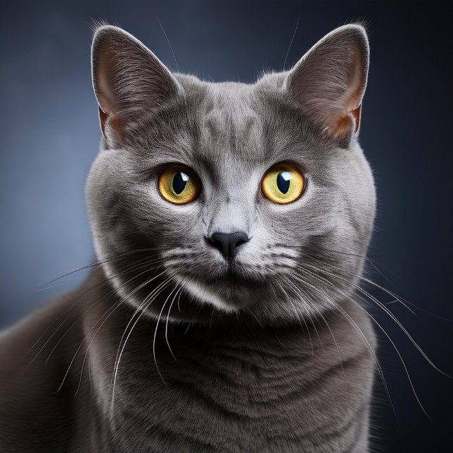 Camiseta Raça Chartreaux De Gato (Criador carregado)