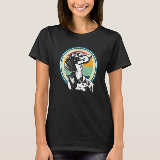 Camiseta Raça de cachorro Dachshund Wiener  2 (Frente)