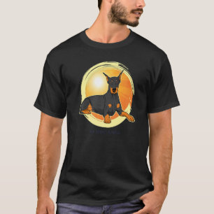 Camiseta Raça de cachorro Dobermann da moda  19
