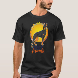 Camiseta Raça de cachorro Dobermann da moda  36