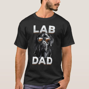 Camiseta Raça de Cachorro Labrador Retriever Pet - Lab Dad