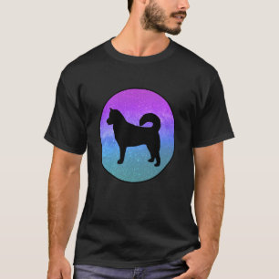 Camiseta Raça de Cachorro Laika da Sibéria Oriental Cachorr