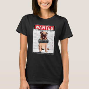 Camiseta Raça de cachorro Pug Mops Carlin 17