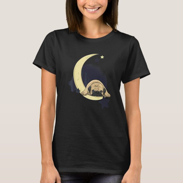 Camiseta Raça de cachorro Pug Mops Carlin  47 (Frente)