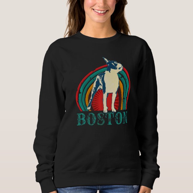 Camiseta Raça de Cão Boston Terrier 101 (Frente)
