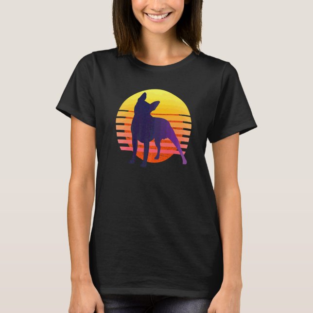 Camiseta Raça de Cão Boston Terrier  45 (Frente)