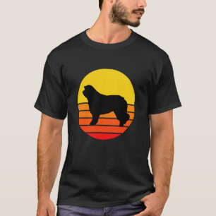 Camiseta Raça de Cão Catalan Sheepdog Cão Retro Vintage