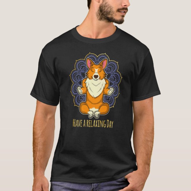 Camiseta Raça de Cão Corgi Galês 115 (Frente)