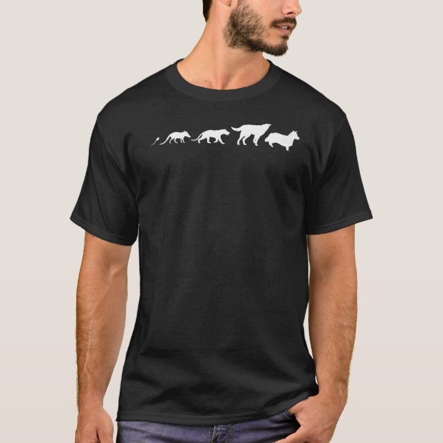 Camiseta Raça de Cão Corgi Galês 132 (Frente)