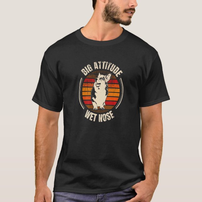 Camiseta Raça de Cão Corgi Galês 45 (Frente)