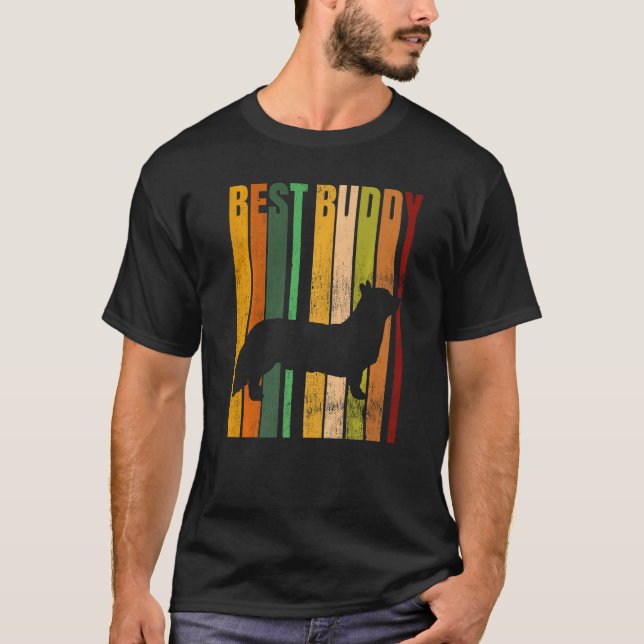 Camiseta Raça de Cão Corgi Galês 53 (Frente)