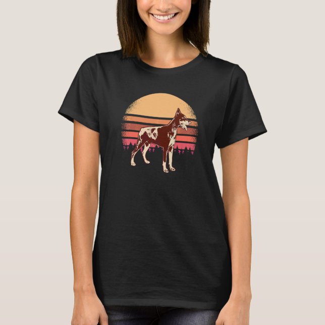 Camiseta Raça de Cão Dobermann 27 (Frente)