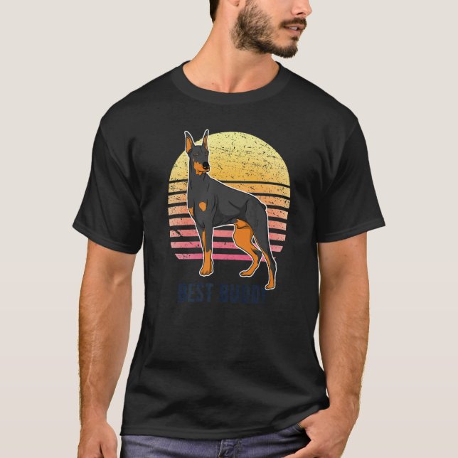 Camiseta Raça de Cão Dobermann Premium_2 (Frente)