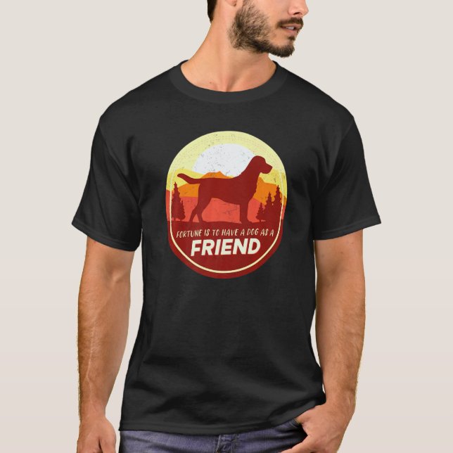 Camiseta Raça de Cão Labrador Retriever 18 (Frente)