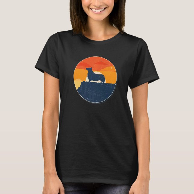 Camiseta Raça de Cão Welsh Corgi 101 (Frente)