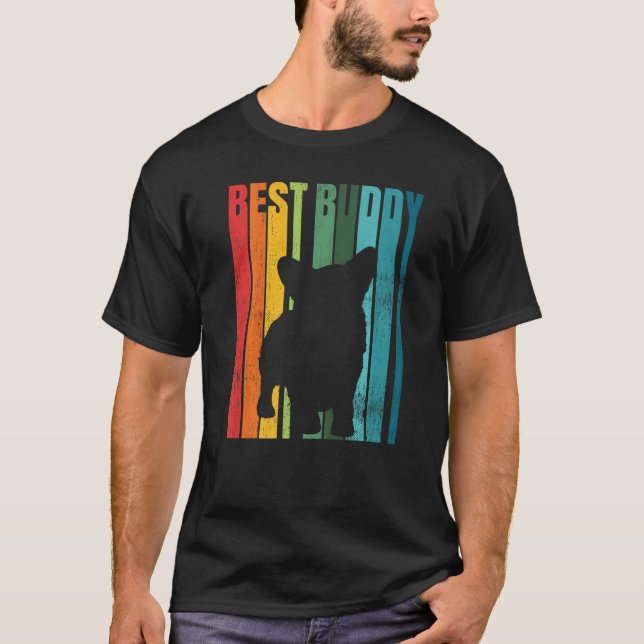 Camiseta Raça de Cão Welsh Corgi 58 (Frente)