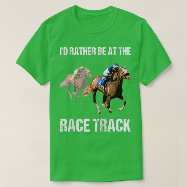 Camiseta Raça de Cavalo Raça Funny Cota Presente (Frente do Design)