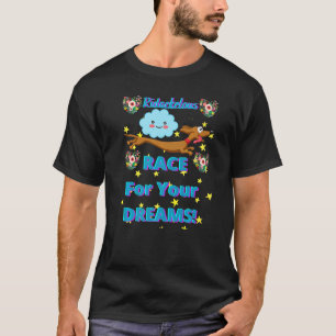 Camiseta Raça De Dachshund Casual, Cuta Engraçada Para Seus