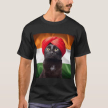 Raça de Gato Bombaim Usando Turbante