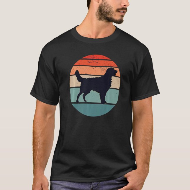 Camiseta Raça do ouro Retriever Cachorro 73 (Frente)