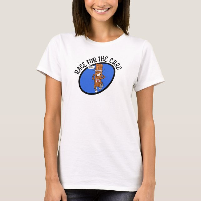 Camiseta raça para a cura (Frente)