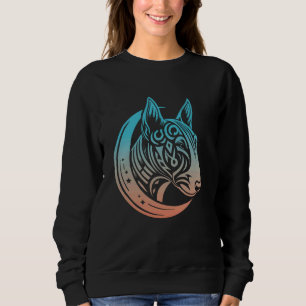 Camiseta Raça Tribal De Cães Bull Terrier - Fases Da Lua De