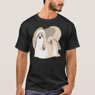 Camiseta Raças De Cães Por Ixco Shih Tzu