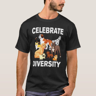 Camiseta Raças de Cães Pug Corgi Golden Boxer Celebre Diver