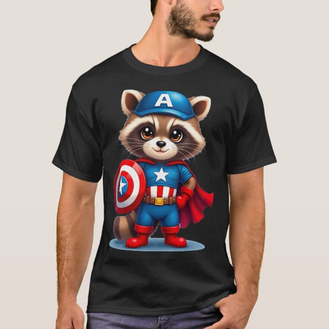 Camiseta Raccon America (Frente)