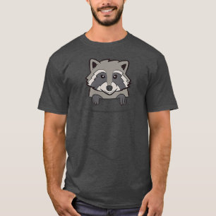 Camiseta Racconon em bolso