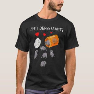 Camiseta Raccoon Anti-Depressivos Raccoon