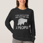 Camiseta Raccoon apresenta Sarcastic Funny Vintage<br><div class="desc">Raccoon apresenta Sarcastic Funny Vintage</div>