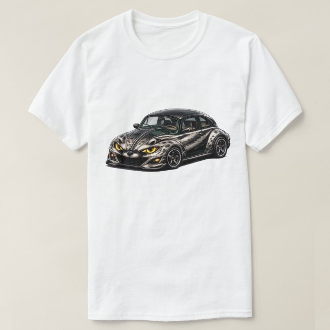 Camiseta Raccoon Black Classic Cruiser — BV-BRB (Frente do Design)