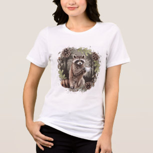 Camiseta Raccoon com café