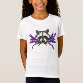 Camiseta Raccoon com lavanda. Raccoon Party