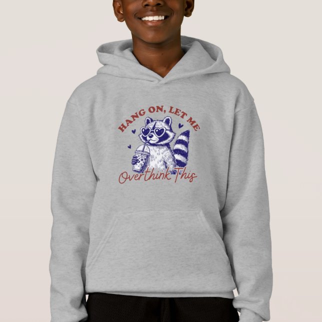 Camiseta Raccoon em pensamento (Frente)