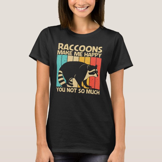 Camiseta Raccoon For Men Women Common Raccoon  2 (Frente)
