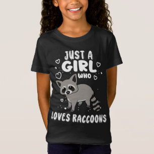 Camiseta Raccoon Gift Women Raccoon Gift Girls Raccoon