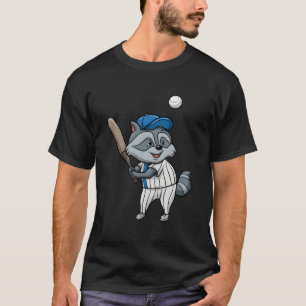 Camiseta Raccoon Lover Baseball Coach Sports Trash P